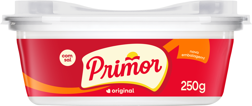 Margarina Original com Sal Primor Pote 250g